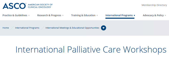 Международный курс по паллиативной онкологии (IPCW)