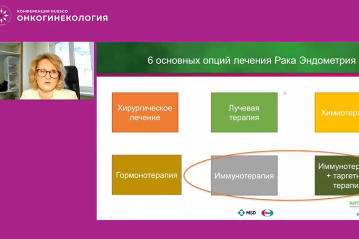 В Москве проходит онлайн-конференция RUSSCO «Онкогинекология. Рак эндометрия»